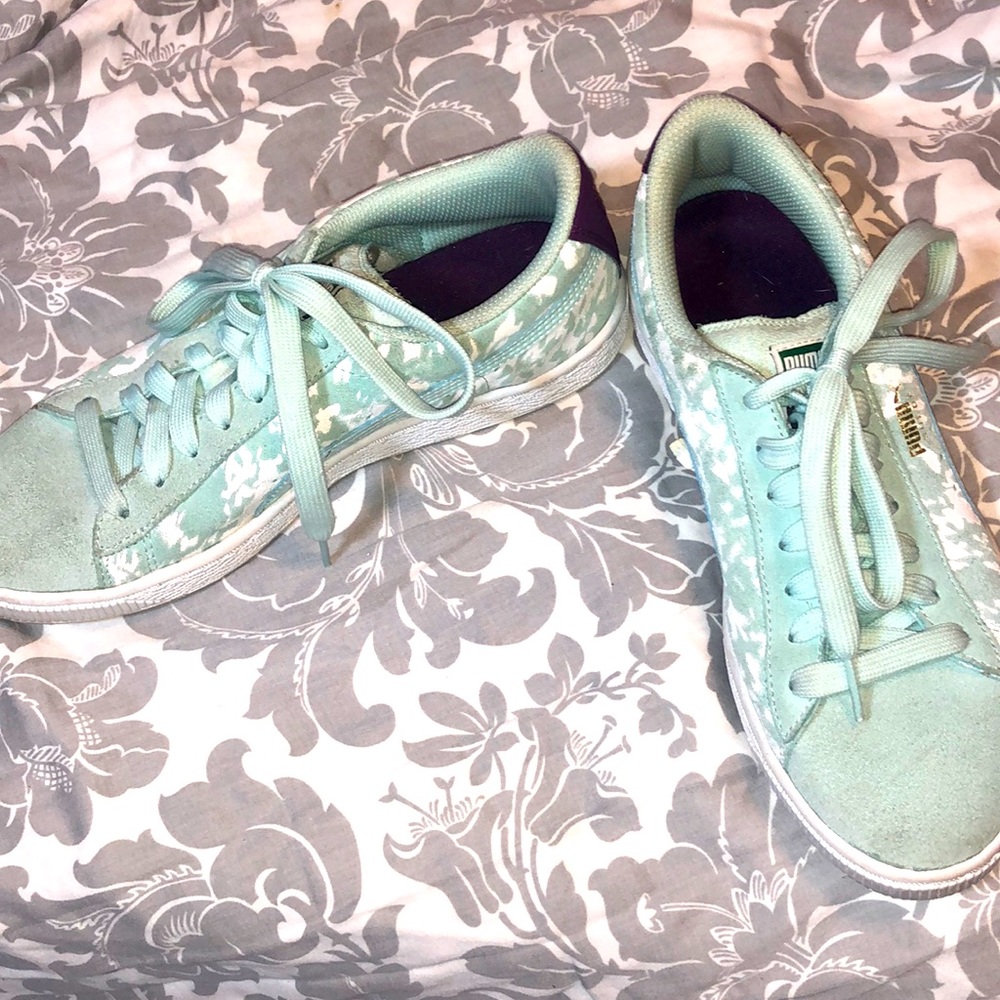 Puma Splatter Tennis Shoes